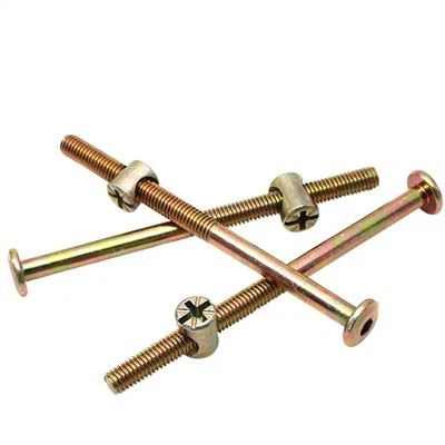 Cross Barrel Nut For Cabinets