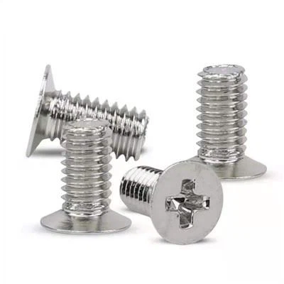 Flat Head Cross Screw Countersunk Head Screw