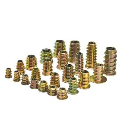 Threaded Inserts Nut For Wood With Bolts